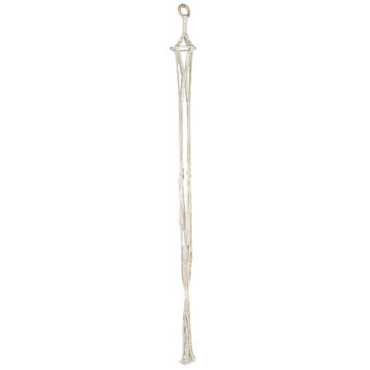 Hello Honey® 57" Natural Cotton Macrame Plant Hanger